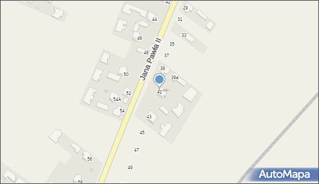 Padew Narodowa, Jana Pawła II, 41, mapa Padew Narodowa