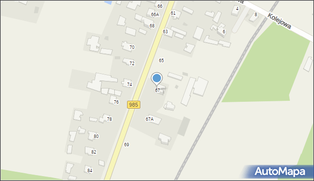 Padew Narodowa, Jana Pawła II, 67, mapa Padew Narodowa