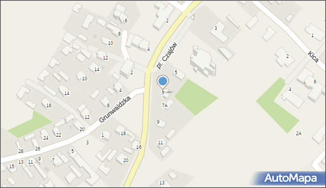 Padew Narodowa, Jana Pawła II, 7, mapa Padew Narodowa