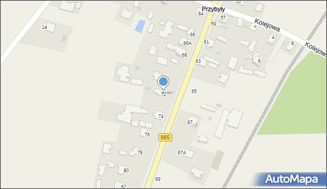 Padew Narodowa, Jana Pawła II, 72, mapa Padew Narodowa