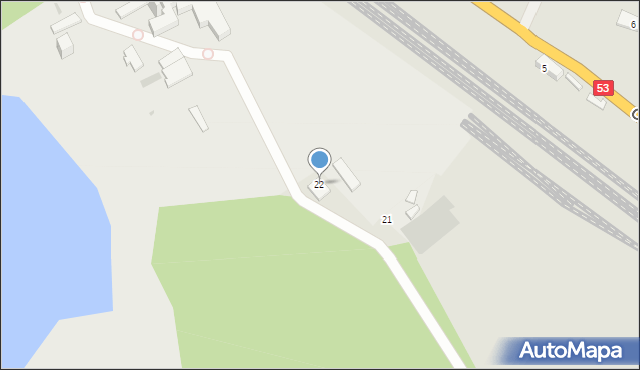 Pasym, Jana Pawła II, 22, mapa Pasym