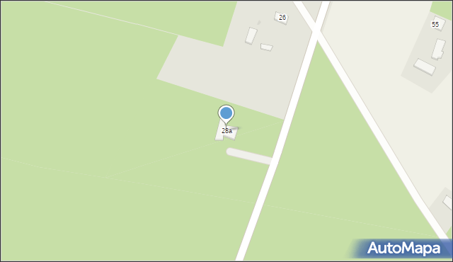 Pasym, Jana Pawła II, 28a, mapa Pasym