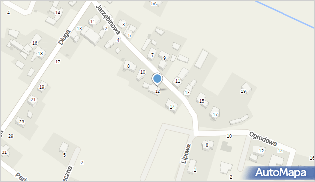 Pełczyce, Jarzębinowa, 12, mapa Pełczyce