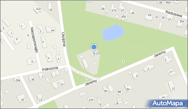 Piaseczno, Jaremy, 5, mapa Piaseczno