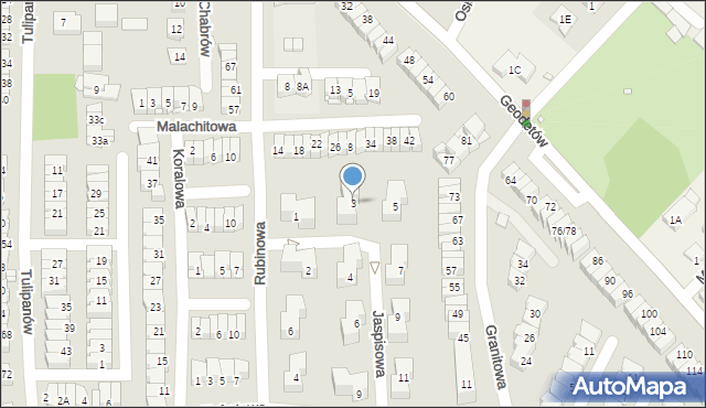 Piaseczno, Jaspisowa, 3, mapa Piaseczno