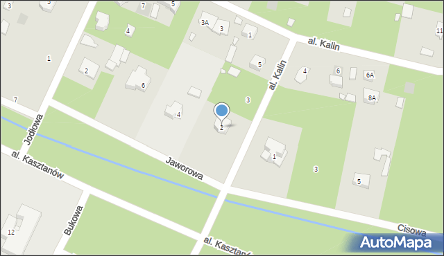 Piaseczno, Jaworowa, 2, mapa Piaseczno