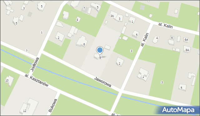 Piaseczno, Jaworowa, 4, mapa Piaseczno