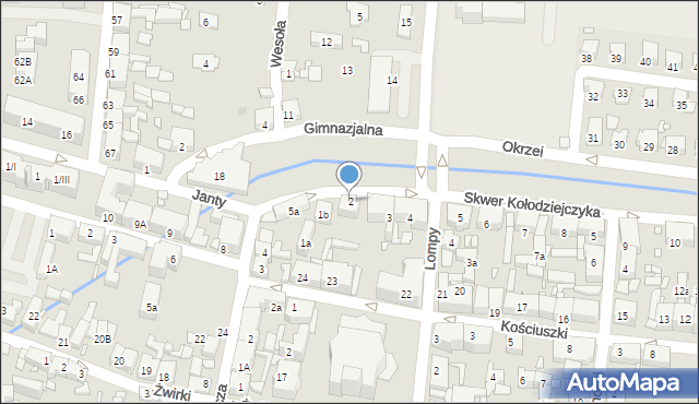 Piekary Śląskie, Janty Józefa, 2, mapa Piekary Śląskie