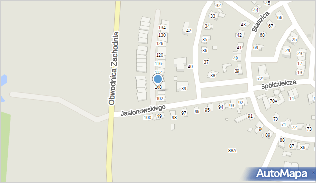 Piekary Śląskie, Jasionowskiego Maksymiliana, 106, mapa Piekary Śląskie