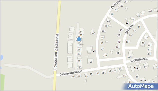 Piekary Śląskie, Jasionowskiego Maksymiliana, 120, mapa Piekary Śląskie