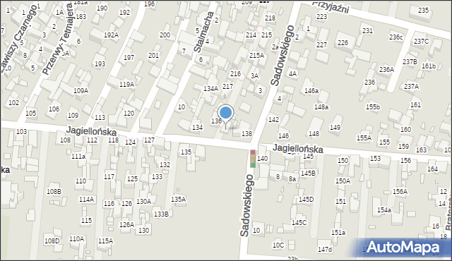 Piekary Śląskie, Jagiellońska, 137, mapa Piekary Śląskie