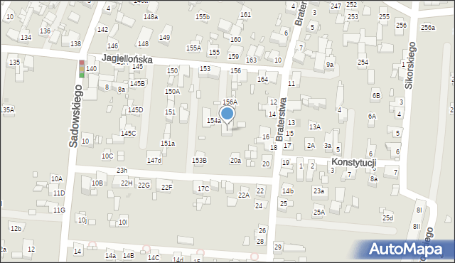 Piekary Śląskie, Jagiellońska, 157, mapa Piekary Śląskie