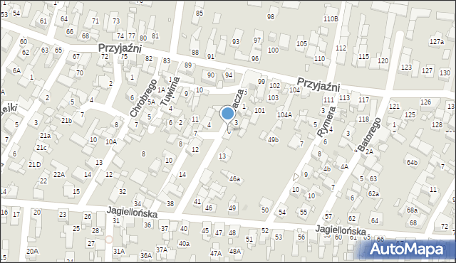 Piekary Śląskie, Jaracza Stefana, 6, mapa Piekary Śląskie