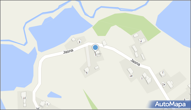 Pielgrzymowice, Jasna, 3, mapa Pielgrzymowice