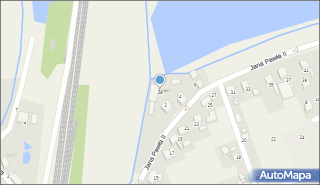 Pietrowice Wielkie, Jana Pawła II, 2a, mapa Pietrowice Wielkie