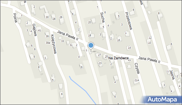 Pietrzykowice, Jana Pawła II, 29, mapa Pietrzykowice