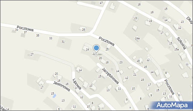 Pietrzykowice, Jarzębinowa, 26, mapa Pietrzykowice