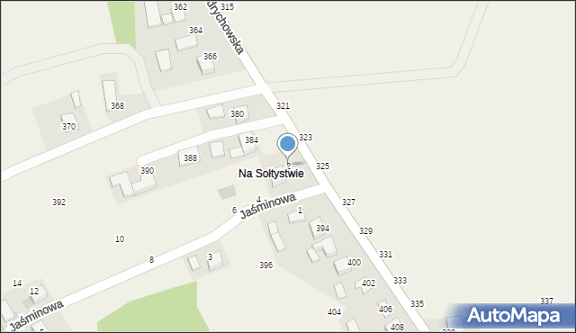 Piotrowice, Jaśminowa, 2, mapa Piotrowice