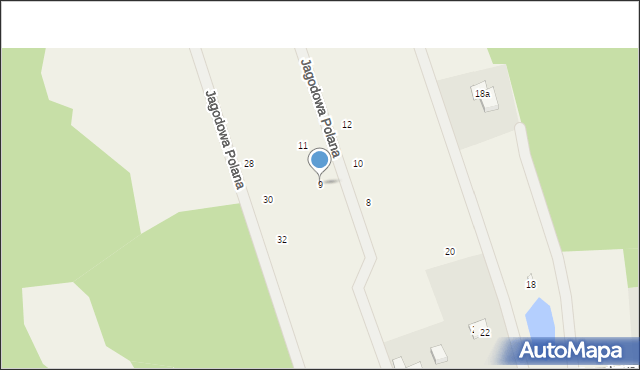 Piskórka, Jagodowa Polana, 9, mapa Piskórka