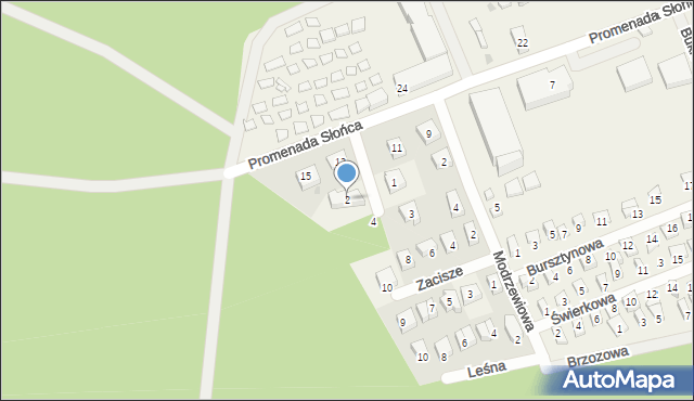 Poddąbie, Jałowcowa, 2, mapa Poddąbie