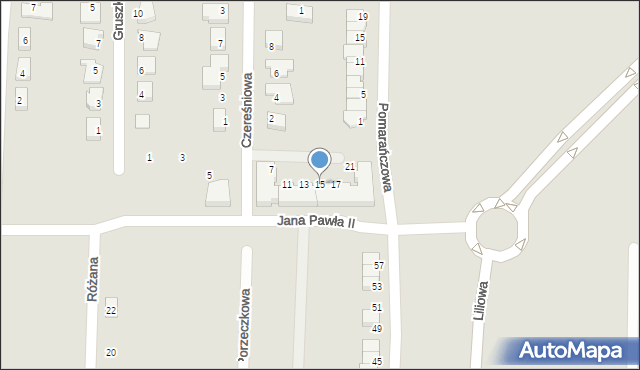 Polkowice, Jana Pawła II, 15, mapa Polkowice