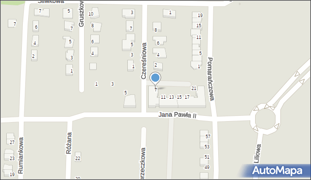 Polkowice, Jana Pawła II, 7, mapa Polkowice