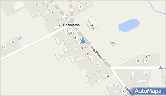 Poświętne, Jana Pawła II, 17, mapa Poświętne