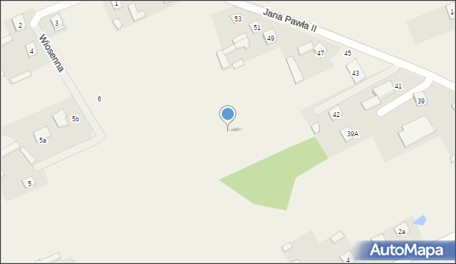 Poświętne, Jana Pawła II, 43c, mapa Poświętne