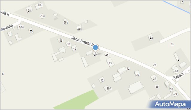 Poświętne, Jana Pawła II, 47, mapa Poświętne