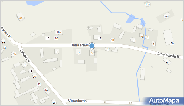 Poświętne, Jana Pawła II, 5, mapa Poświętne