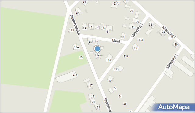 Prochowice, Jaworowska, 16, mapa Prochowice