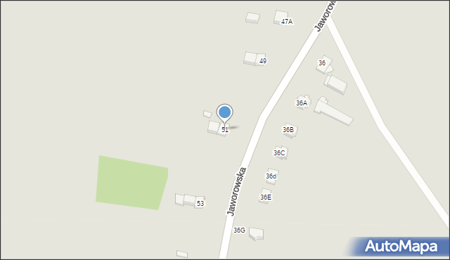Prochowice, Jaworowska, 51, mapa Prochowice