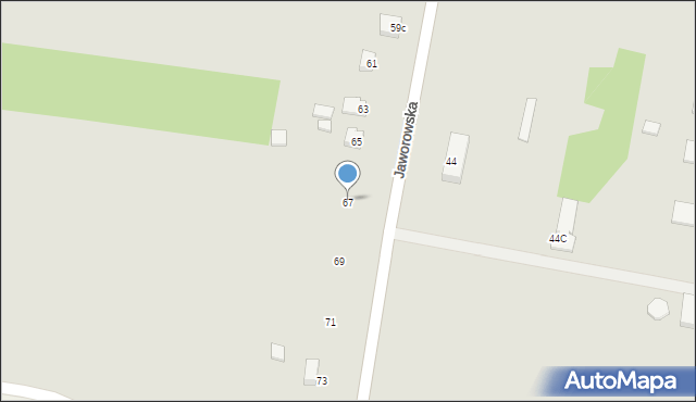 Prochowice, Jaworowska, 67, mapa Prochowice