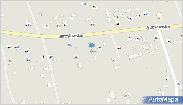 Pruchnik, Jarosławska, 20, mapa Pruchnik