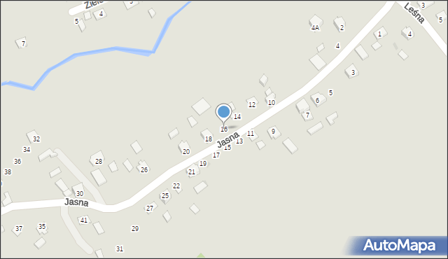 Pruchnik, Jasna, 16, mapa Pruchnik