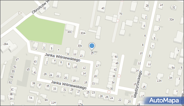 Pruszcz Gdański, Janka Wiśniewskiego, 15, mapa Pruszcz Gdański