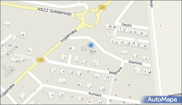 Pruszcz Gdański, Jaśminowa, 19, mapa Pruszcz Gdański