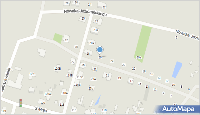 Pruszków, Jaroszewskiej Wincenty, 26, mapa Pruszków