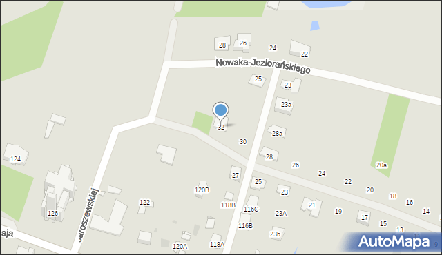 Pruszków, Jaroszewskiej Wincenty, 32, mapa Pruszków