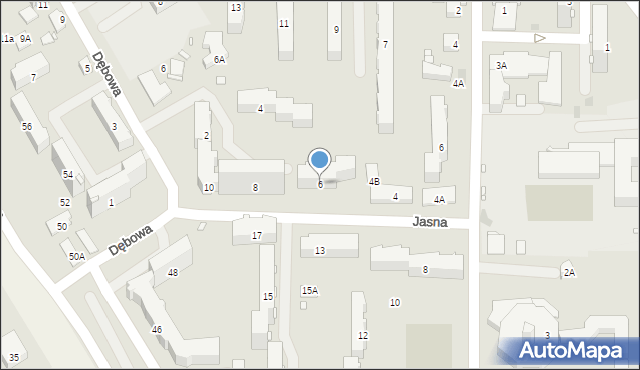 Pruszków, Jasna, 6, mapa Pruszków