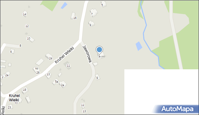 Przemyśl, Jaworowa, 7, mapa Przemyśla