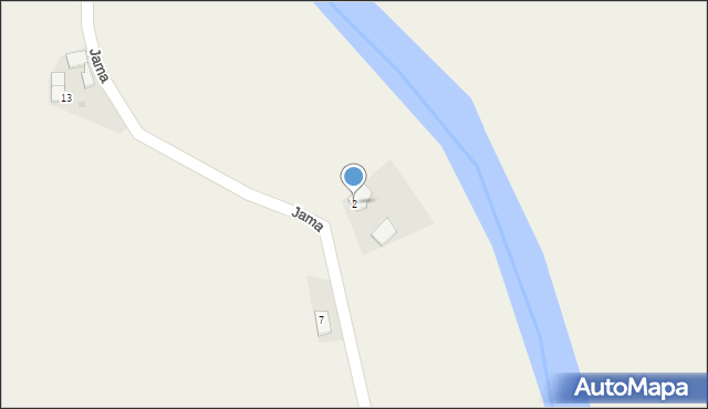 Przewóz, Jama, 2, mapa Przewóz