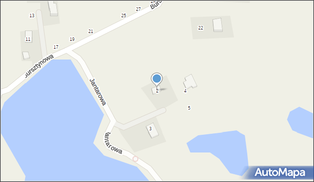 Przodkowo, Jantarowa, 2, mapa Przodkowo