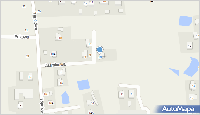 Przodkowo, Jaśminowa, 10, mapa Przodkowo