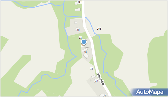 Przyborów, Jabłonów, 16, mapa Przyborów