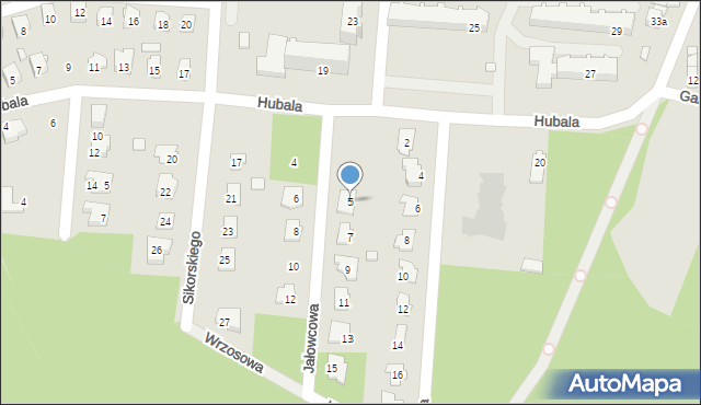 Przysucha, Jałowcowa, 5, mapa Przysucha