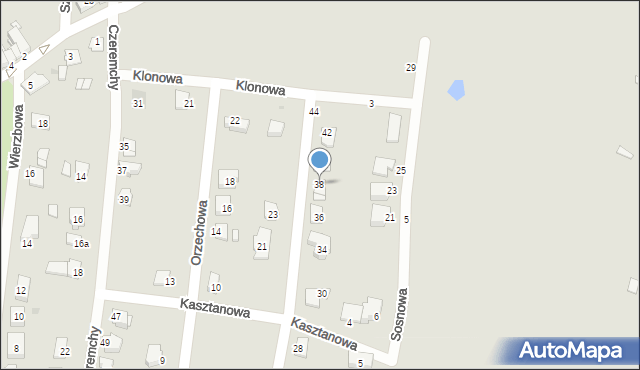 Pyskowice, Jaworowa, 38, mapa Pyskowice