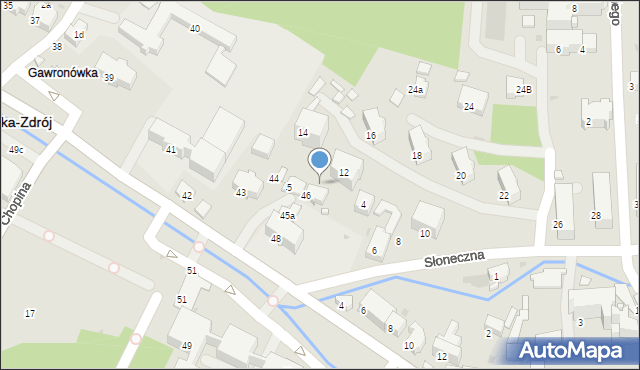 Rabka-Zdrój, Jana Pawła II, 47, mapa Rabka-Zdrój