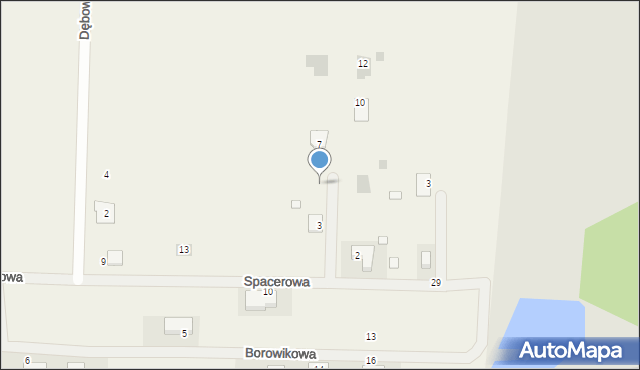 Raczyce, Jagodowa, 5, mapa Raczyce