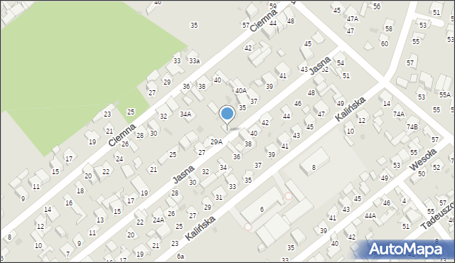 Radom, Jasna, 31, mapa Radomia